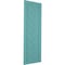 Ekena Millwork True Fit PVC Single Panel Herringbone Modern Style Fixed Mount Shutters, Pure Turquoise, 18"W x 42"H TFP001HB18X042PT - alternate 8